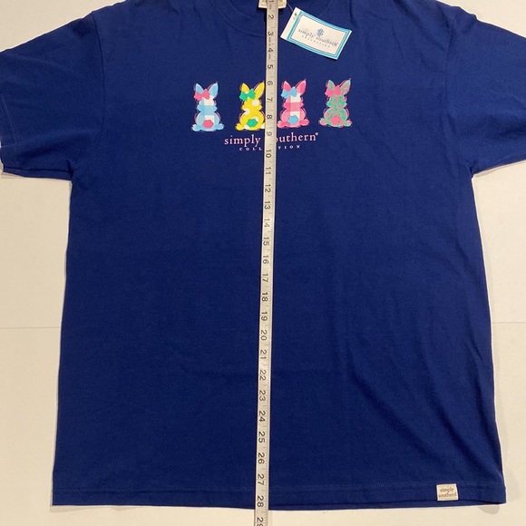 Simply Southern Large Easter Vibes Cotton Graphic Tee Shirt New D31 - Picture 10 of 13